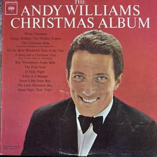 Andy Williams The Andy Williams Christmas Album Mono Vinyl Record *CL 2087(pl46)