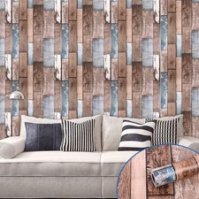 Peel and Stick Wallpaper Waterproof Removable Wall Paper Decorative Vintage W...