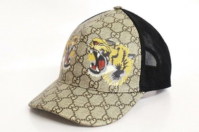 GUCCI Tiger Cap GG Logo Cap Baseball Cap Hat Men's Women's M Size