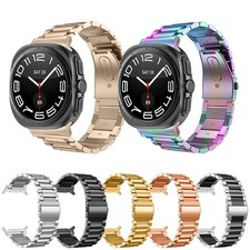 For Samsung Galaxy Watch 8/8 Classic Stainless Steel Link Band Strap Bracelet