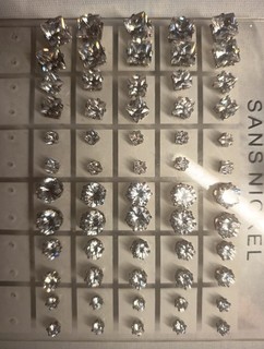 lot de boucles d'oreilles