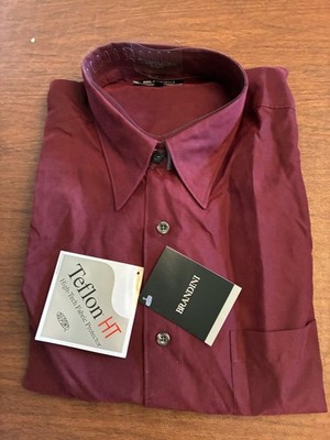 brandini dress shirts Vintage 90s Brandini Le Collezioni Button Down Shirt Oversized XL Purple