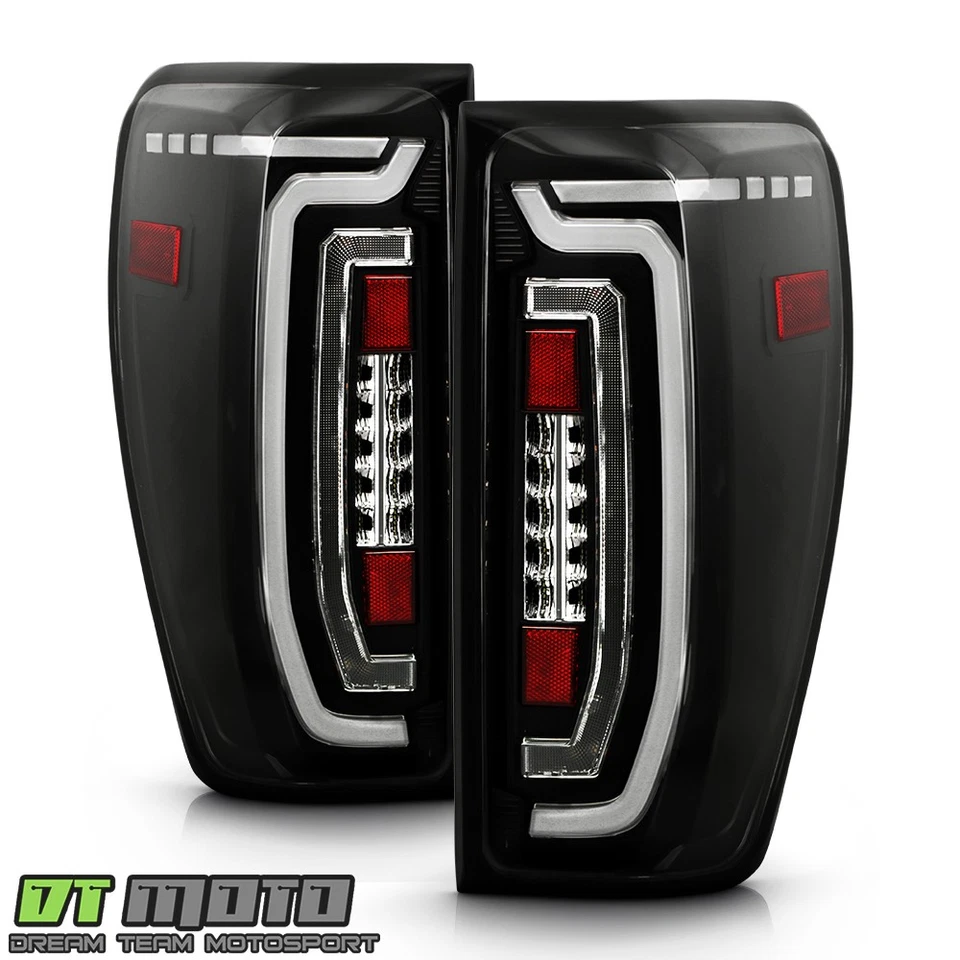 For 2019-2022 GMC Sierra 1500 Incandescent Full LED SwitchBack TaiL Lights Lamps - Image 3 of 4