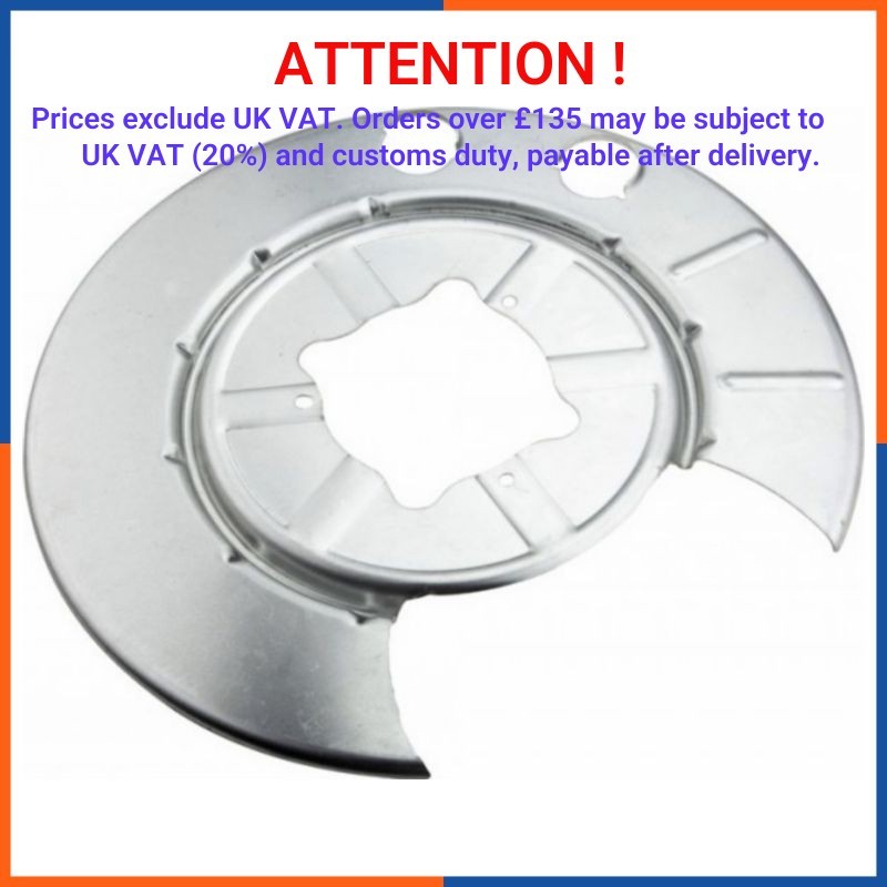 Pare-poussière de frein TESLA 107216100A, flasque de protection premium anti-corrosion