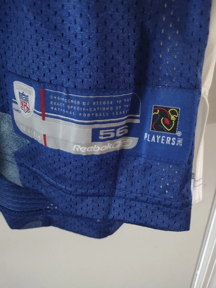 Camiseta deportiva vintage original Reebok NY Giants Jeremy Shockey 2004 Pro Bowl - talla 56 Foto 3 de 4