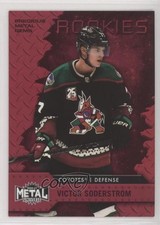 2020-21 Skybox Metal Universe Rookies PMG Red 72/90 Victor Soderstrom #119 0gn4