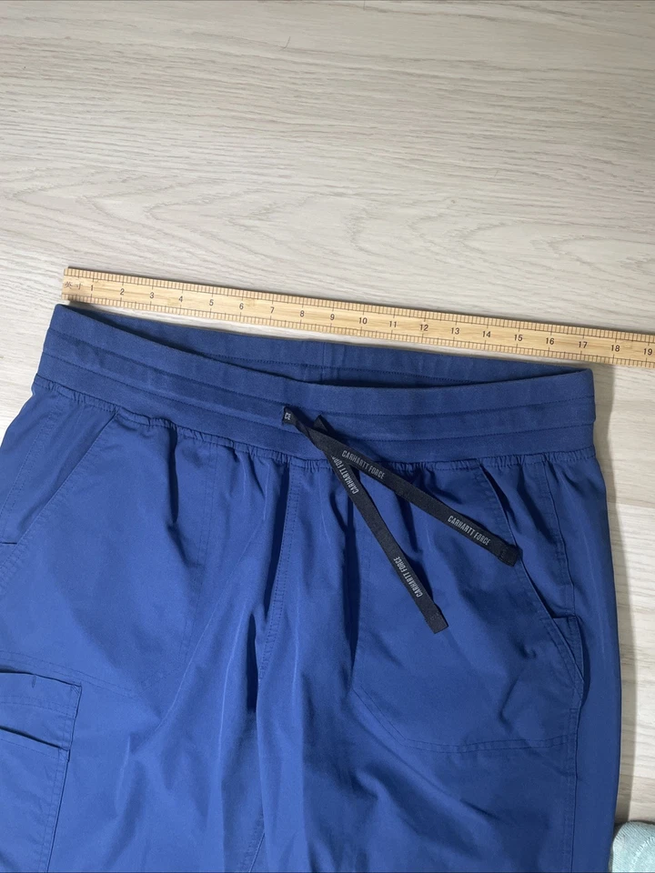 Carhartt Force Scrubs Jogger Pants Women’s XL Navy Blue Modern Fit 7 Pocket Cute - Image 3 of 4