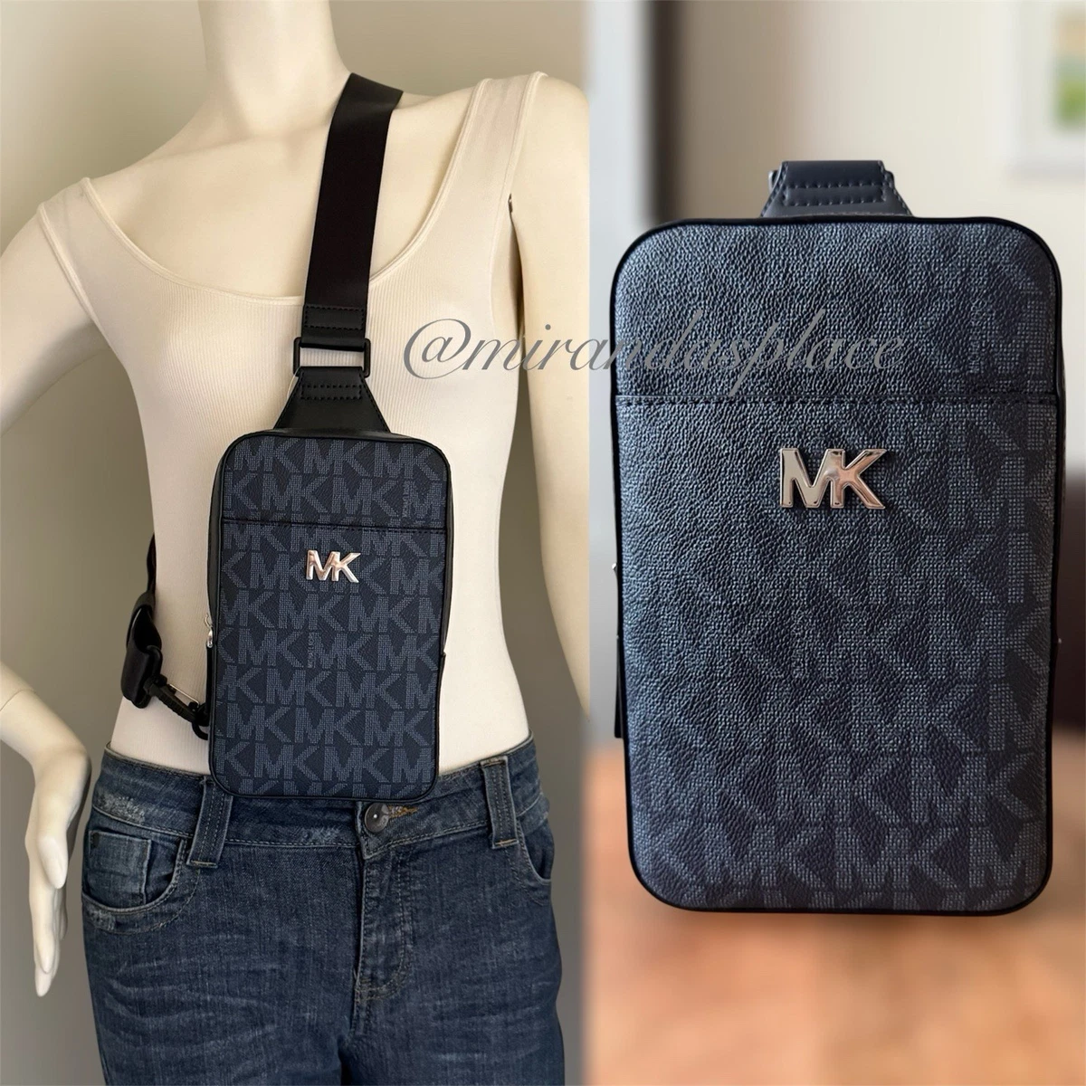 Michael Kors Blue Men's Messenger Bags for sale | eBay