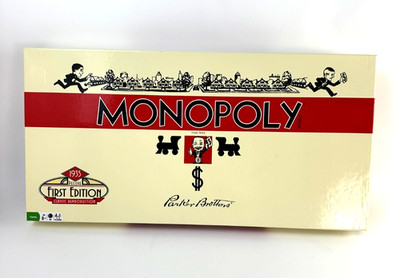 Monopoly 1935 Deluxe First Edition Classic Reproduction Parker Brothers Complete