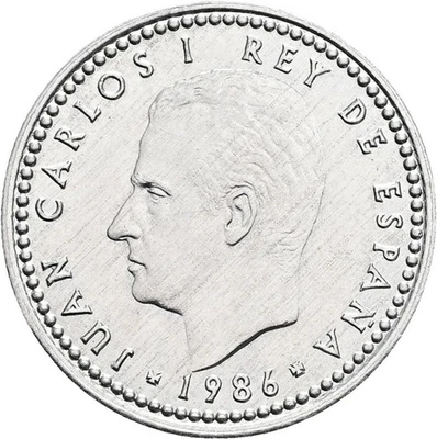Spanien, Juan Carlos (1975-2014), 1 Peseta, 1986 - Bild 1 von 2