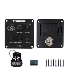 Fishman 4-Band 301EQ Blend Acoustic Guitar Pickup Preamp Tuner Piezo Mic Presys