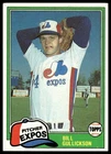 1981 Topps #578 Bill Gullickson RC Montreal Expos