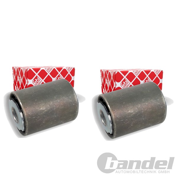 2X Febi Lagerbuchse Blattfeder Hinten Beidseitig Passend FüR Fiat Doblo-image