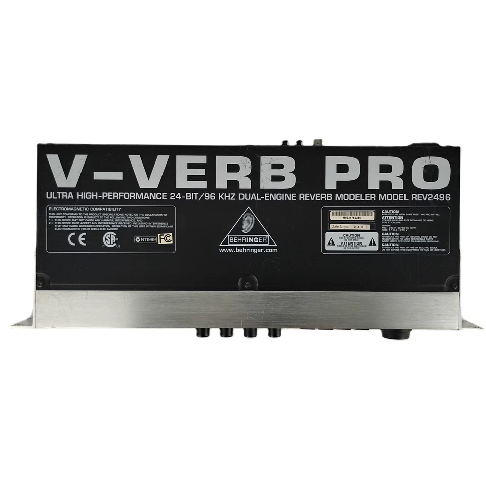 V-Verb ProModelling Reverb Processor - REV2496 - Image 4 of 4