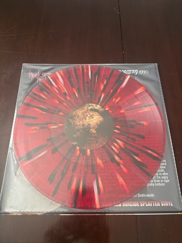 MAYHEM Dawn of the Black Hearts LP DarkThrone Gorgoroth RARE DEAD RED Splatter - Picture 3 of 4