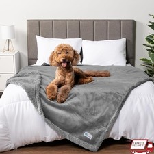 Waterproof Dog Blanket Leakproof Pet Throw Couch Cover Fleece Protector New