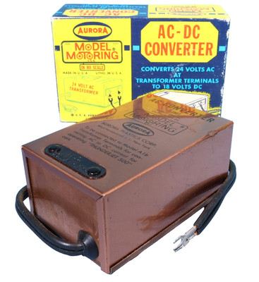 1963 Aurora Model Motoring Slot Car - AC-DC Converter 1511