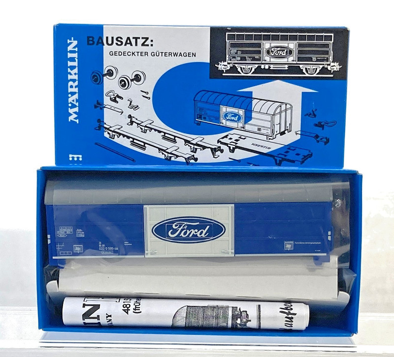 Marklin 48159 HO DB  2009 Insider and 150th Ann. "Ford" Freight Car Kit NIB OVP