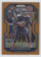 2020 Panini Prizm Orange Prizm 62/249 Malcolm Butler #106 0c6w