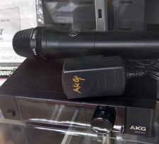 AKG DMS100 Dynamic Microphone Wireless Receiver Set Black Used