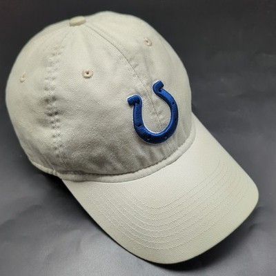 Indianapolis Colts hat Reebok off-white adjustable cotton cap