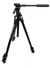 Manfrotto 290 Light Aluminum Tripod MK290LTA3-BH3  MISSING RELEASE PLATE