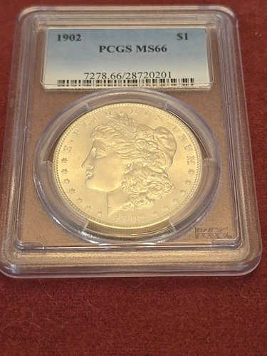 1902 morgan silver dollar ms66