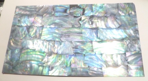 😍 5,5"x9,5" SCHWARZ Mutter o Perle Muschel INLAY dünnes Blatt Furnier Zum Selbermachen Sammelalbum - Bild 2 von 3