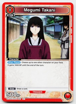 Megumi Takani (080) UE11BT/RNK-1-080 UE11BT: Rurouni Kenshin NM