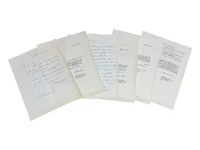 Folk Music / Archive featuring Two Handwritten Letters by John A Lomax 1946