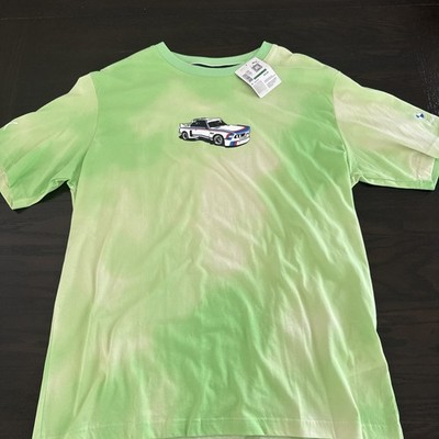 Puma Mens BMW M Series Car  T- Shirt Green 534130 Large $45 MSRP Motorsport
