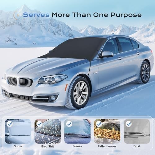 Coverado Windshield Cover Ice Snow 67"x47"