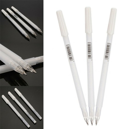 White Gel Pen, 3-15X White Pens for Art 0.8mm Fine Point White Ink Fineliner Pen - Picture 5 of 12