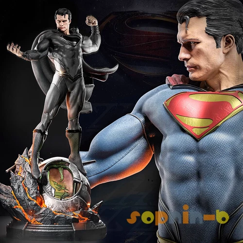Super Man Justice Alliance Resin Model Kit Unpainted 3d Printed GK Statue Figure