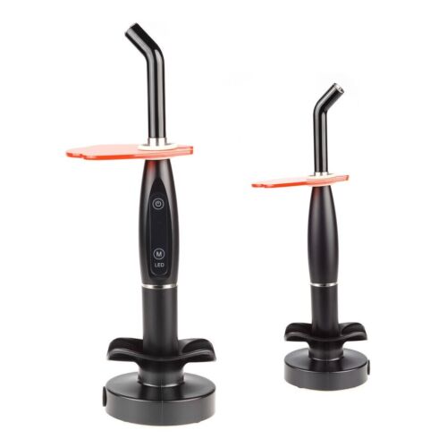 LED Rainbow Curing Light 1500-2000mw/cm2 3 Modes Black Dental