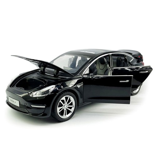 1:24 Tesla Model 3 Die Cast Modellauto Spielzeug fur Kinder Jungen Sammlung - Picture 14 of 27