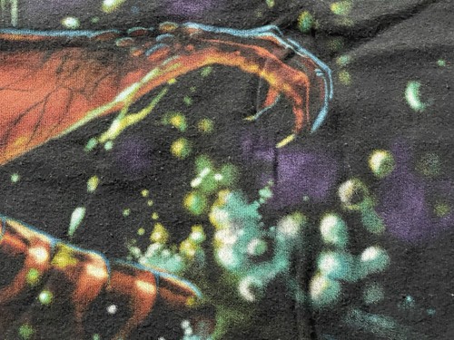 VTG 1999 Liquid Blue Brian Fox Dragon All Over 2 Sided Print T-Shirt XL AOP - Picture 14 of 17