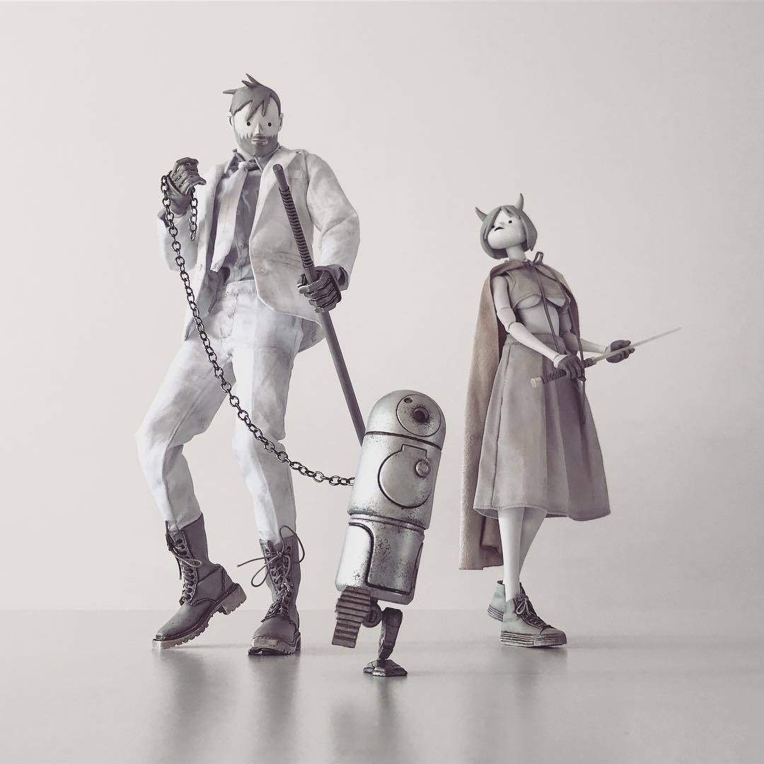 その他 ThreeA 1/6 EXILES AND DEVILS Ashley Wood ThreeA 3A Toy 1/6 Exiles and Devils Ascened Set Bambaland