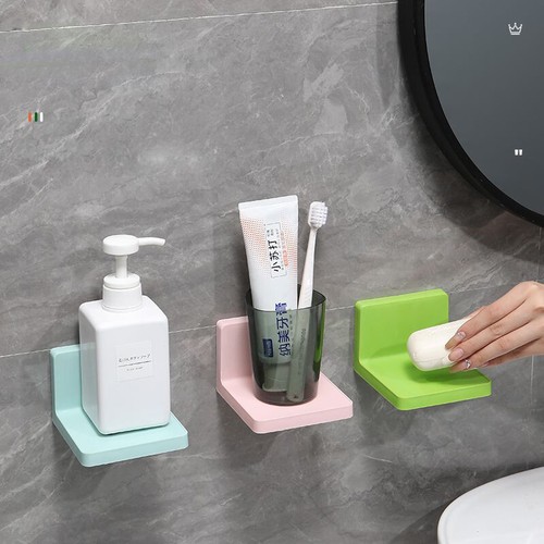 Self Adhesive No-drill Shelves Wall Organizer for Kitchen Bathroom Waterproof - Picture 6 of 17