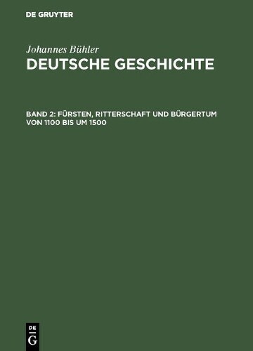 Thumbnail - Johannes Bhler Frsten, Ritterschaft Und Brger (gebundene Ausgabe) (us