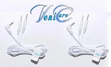 Electrode Lead Wires Cables for TENS Unit Digital Massager 2.5mm – 1 Pair 2pcs