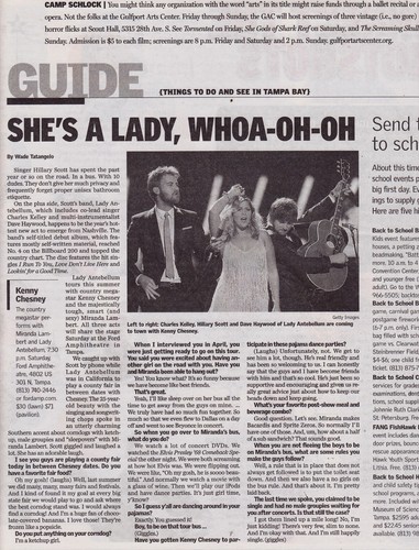 2009 Local TBT Newspt Magazine Kenny Chesney Meet Marilyn Manson Concerts Lady A - Picture 2 of 4