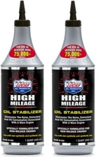 LUCAS 10118 Motor Oil Additive - High Mileage Engine Oil Stabilizer (1 qt) Qty 2