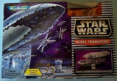 Galoob Micro Machines Star Wars Rebel Transport Action Set - Factory Sealed | eBay