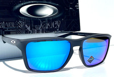 Oakley SYLAS XL Matte Black POLARIZED PRIZM Sapphire Lens Sunglass 9448-34 60mm