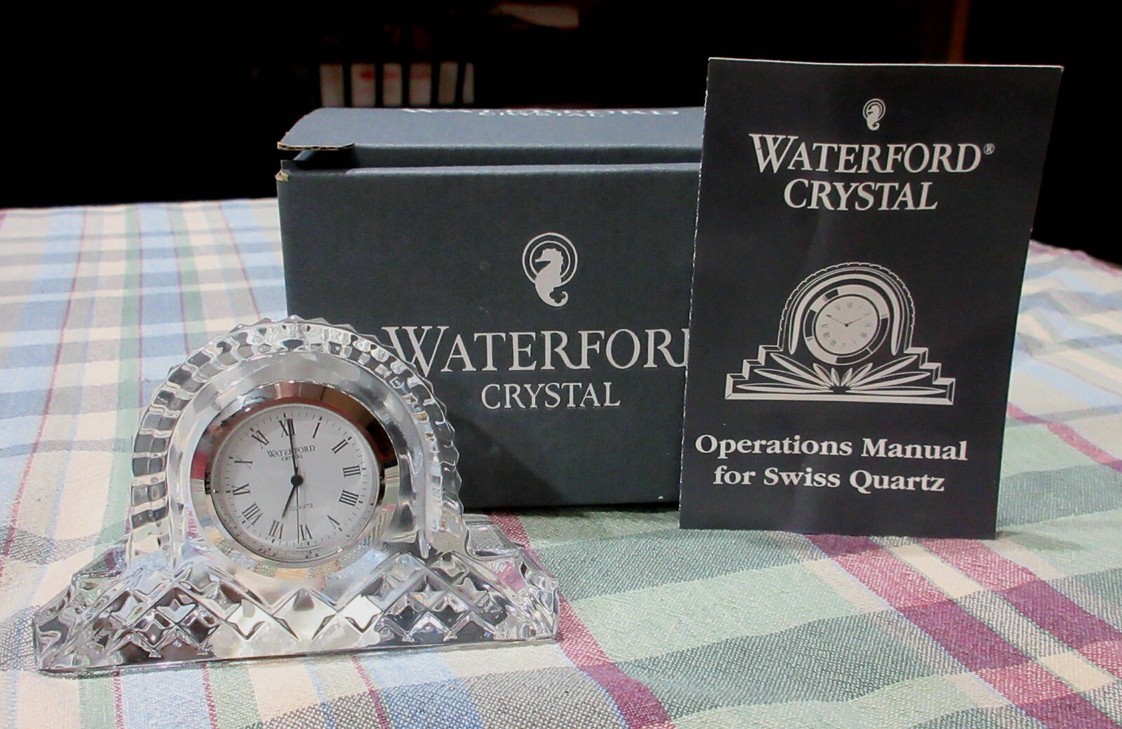 WATERFORD CRYSTAL SMALL MANTLE CLOCK 5087730031 (MIB) eBay
