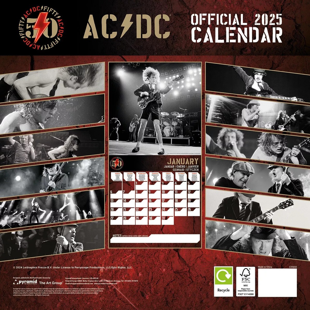 ac-dc-2025-calendar-official-16-month-calendar-from-sept-2024-30x60cm-c25032-ebay