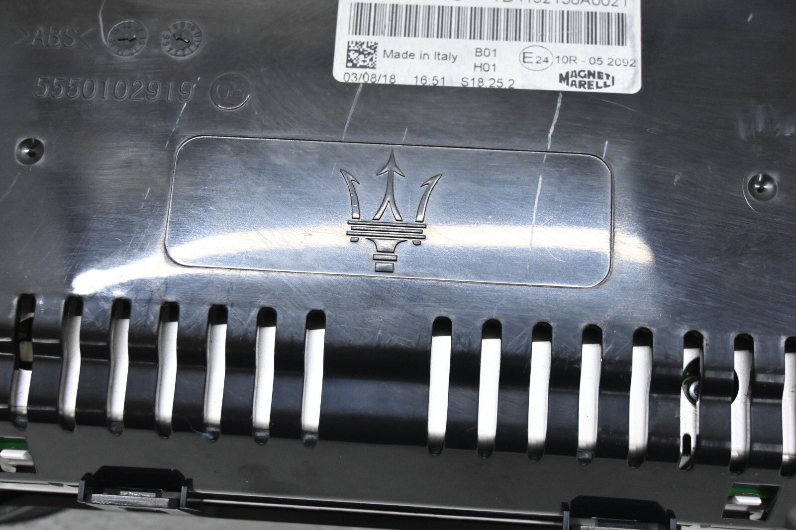 ⭐ 17-22 Maserati Ghibli Instrument Cluster Gauges Display Speedometer Unit Oem
