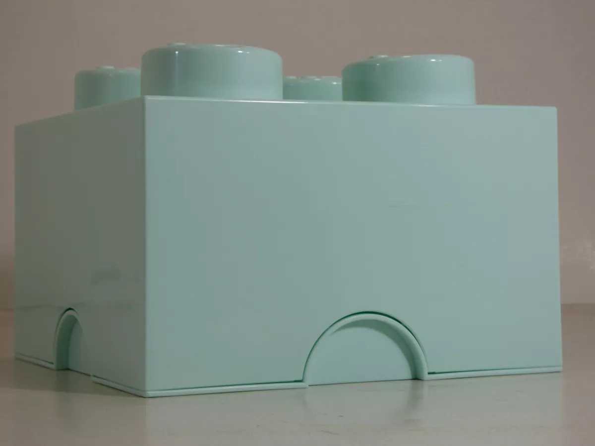 Aqua lego storage brick sale