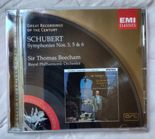 Schubert: Symphonies Nos. 3, 5, 6 Great Recordings Of The Century VERY GOOD
